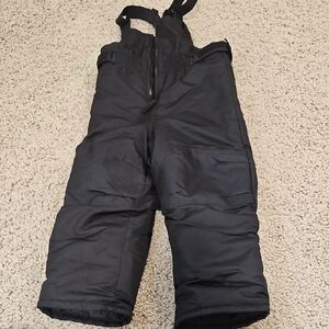 Cat & Jack Black Kids Snow Overalls